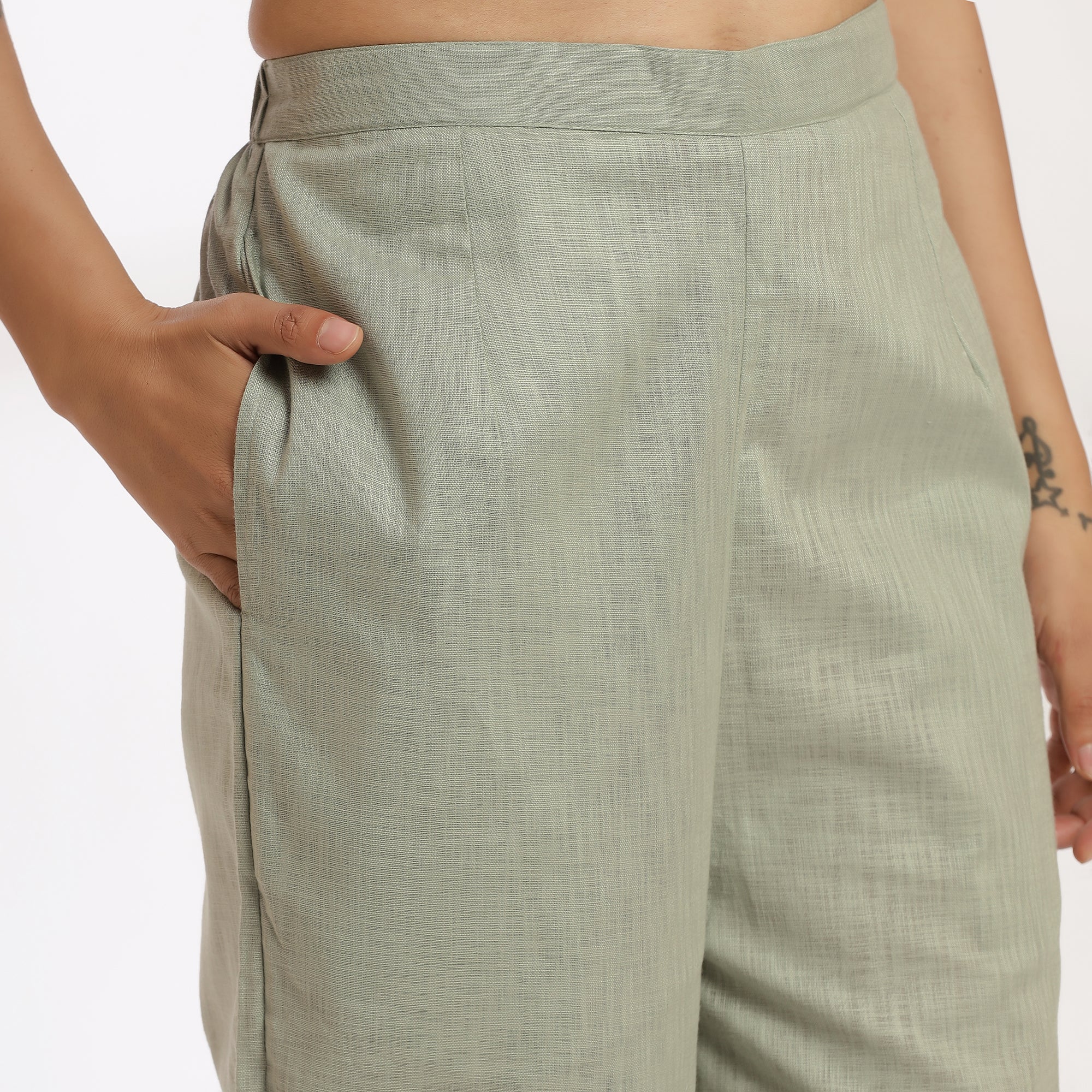 Defy - Cropped Wide-Leg Culottes