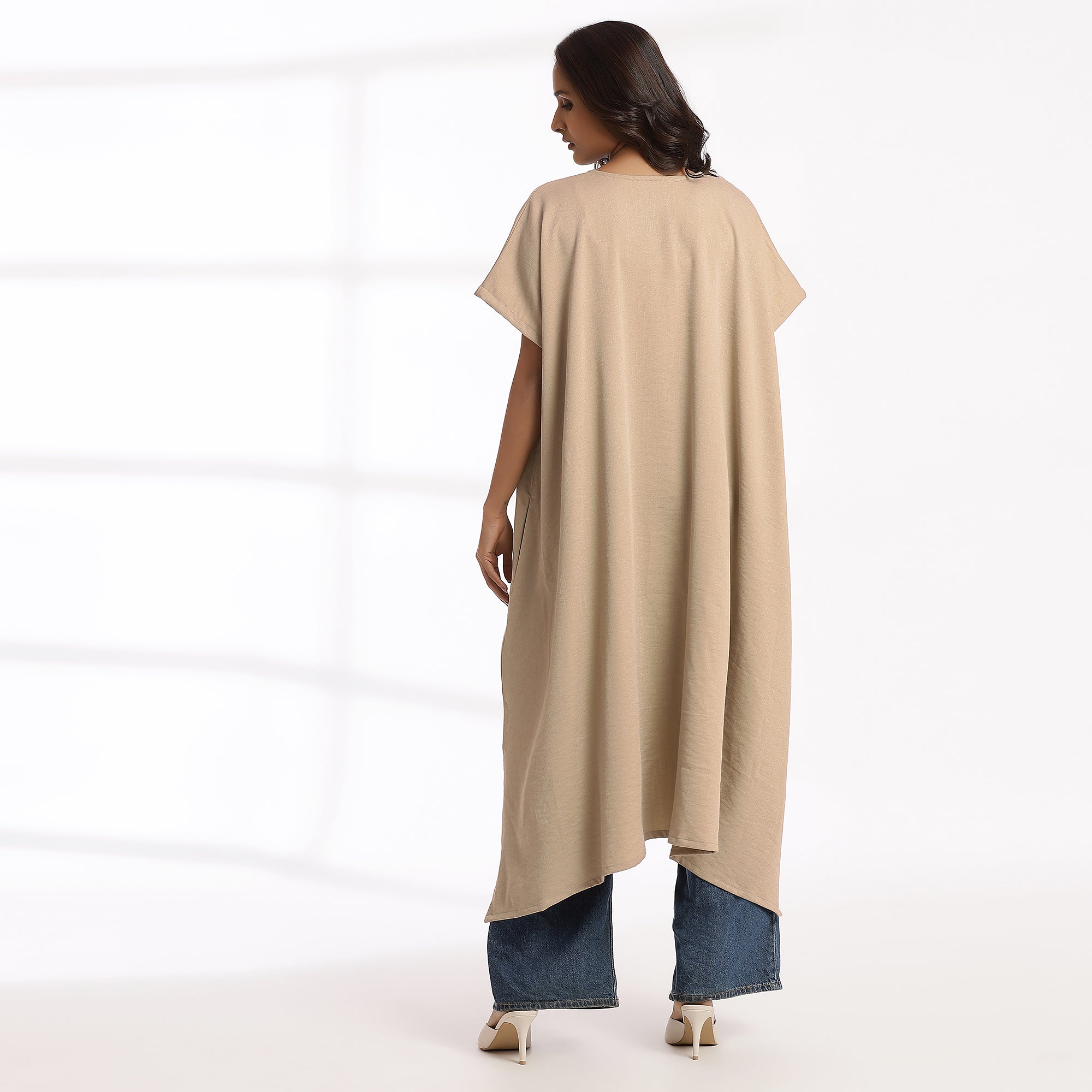 Everyday- Elegant V-Neck Kaftan Dress