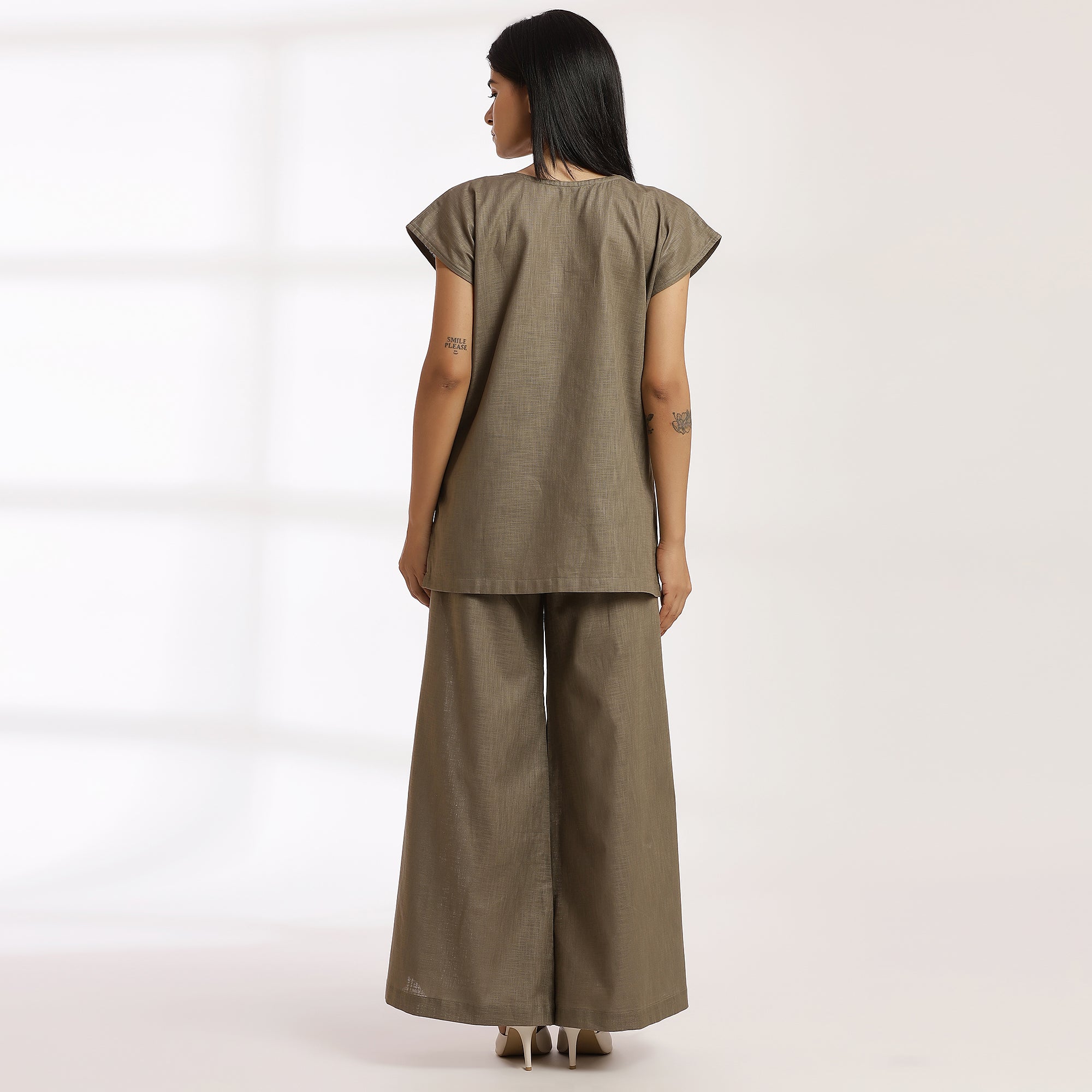 Breakaway- Grey Cotton Co-Ord Set