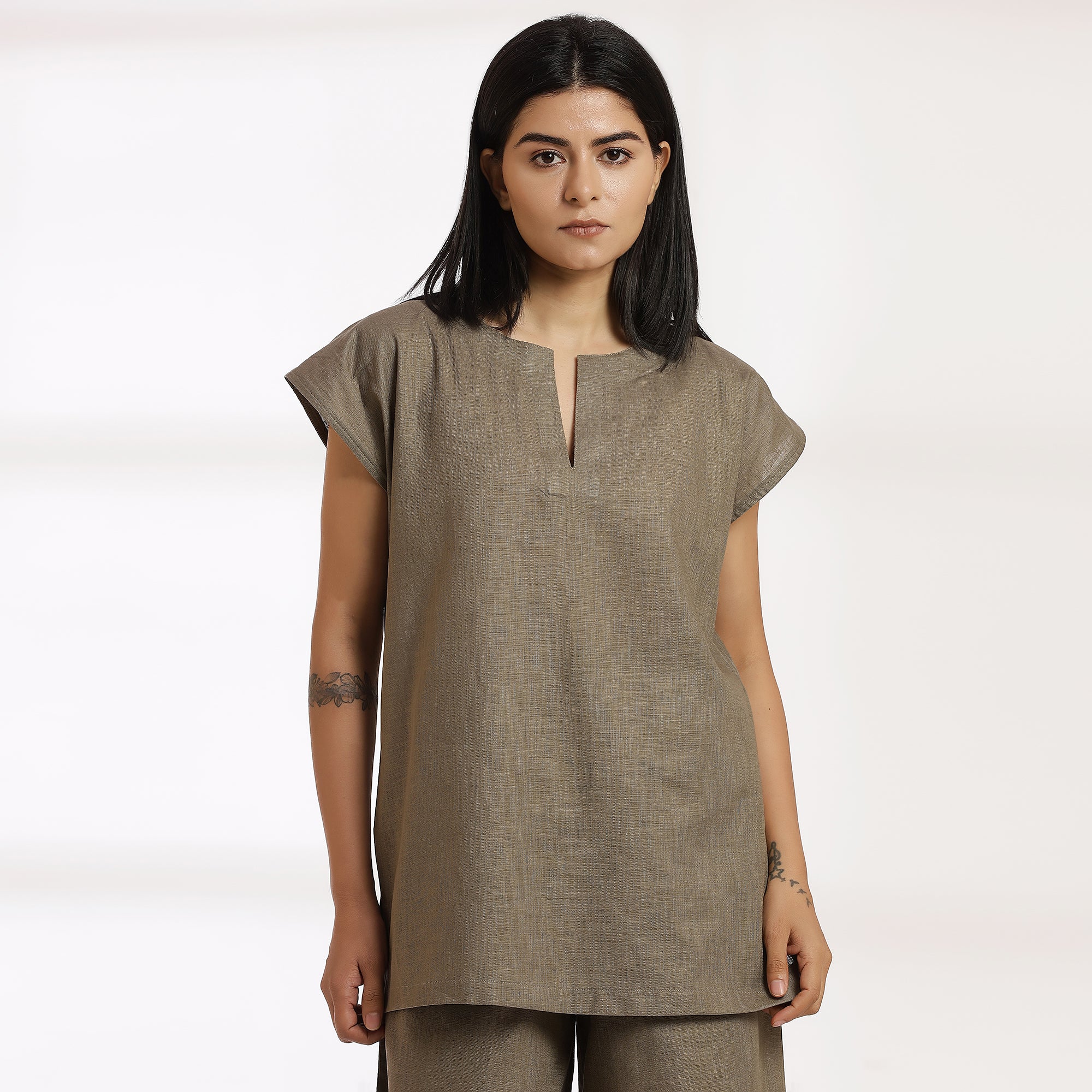 Breakaway- Grey Cotton Co-Ord Set