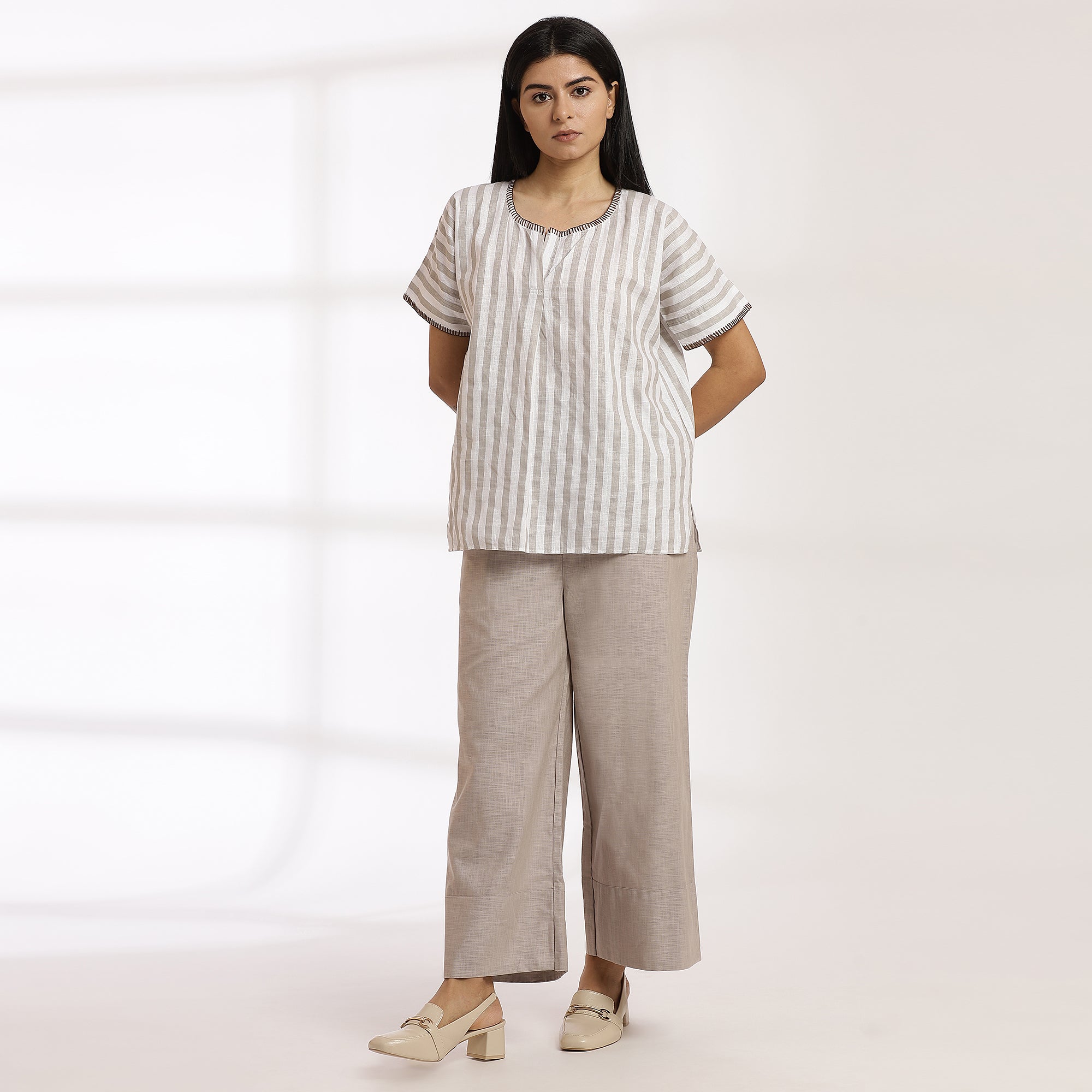 Sukoon Strip- Neutral Vibe ensuring ease movement and all-day comfort.