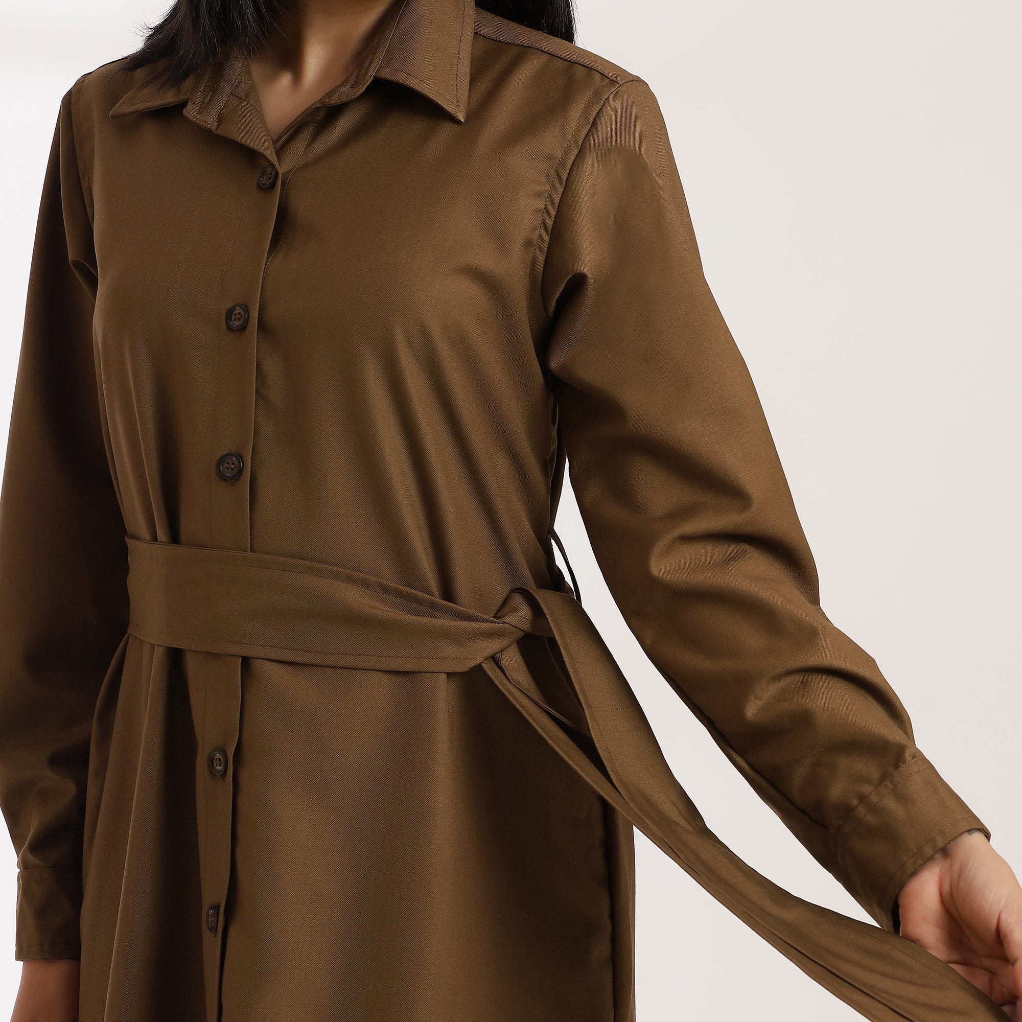 Riot - Mustard Midi dress for casual days