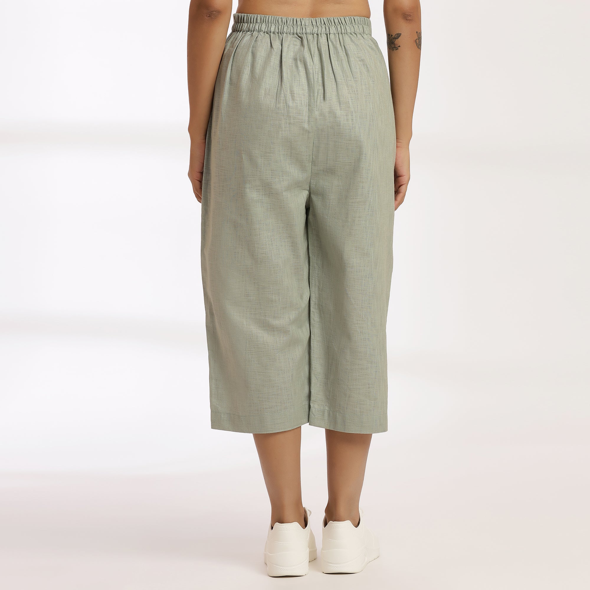 Defy - Cropped Wide-Leg Culottes