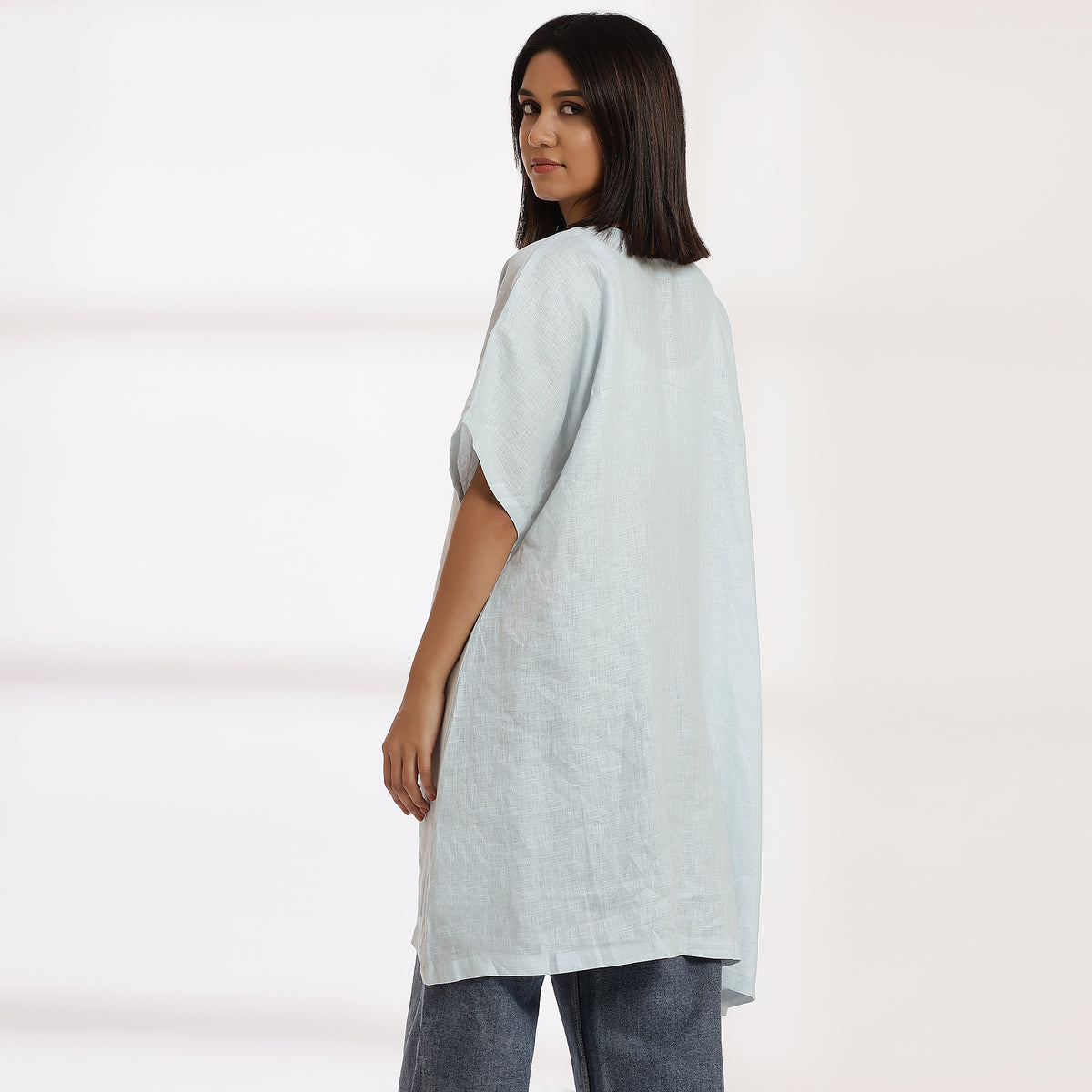 Unbound- Soft Sheen Cotton Silk Dress